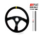 Volanty 3 ramenný sportovní volant RRS Veloce, 350mm, semiš, tloušťka 32/28mm, bez odsazení, černá/žlutá | race-shop.cz