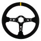 Volanty Steering wheel RRS Rally, 350mm, suede, 90mm deep dish 37/29 | race-shop.cz