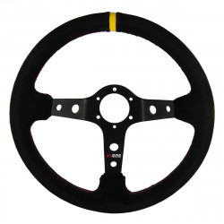 Steering wheel RRS Rally, 350mm, suede, 90mm deep dish 37/29