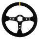 Volanty 3 ramenný volant RRS Rally, 350mm, semiš, 90mm odsazení | race-shop.cz