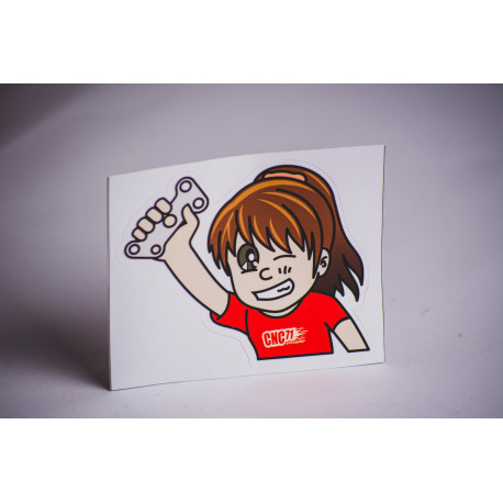 Nálepky Sticker CNC71 Dívka | race-shop.cz