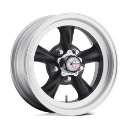 American Racing Vintage VN105 TORQ THRUST D disk 15x7 5x120.65 83.06 ET-6, Satin black
