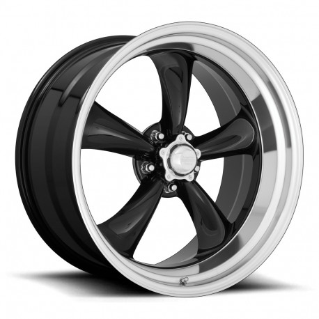 ALU disky American Racing American Racing Vintage VN315 TORQ THRUST II 1 PC disk 22x9 5x139.7 87.1 ET15, Gloss black | race-shop.cz