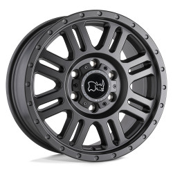Black Rhino yellowstone disk 17x8 6x130 84.1 et38, matte gunmetal