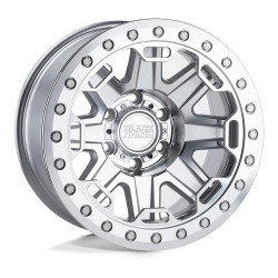 Black Rhino rift beadlock disk 17x8.5 8x165.1 125.1 et-38, silver
