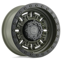 Black Rhino abrams disk 17x9.5 5x127 71.5 et-18, olive green