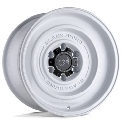Black Rhino solid disk 17x9.5 6x139.7 112.1 et-12, gloss white