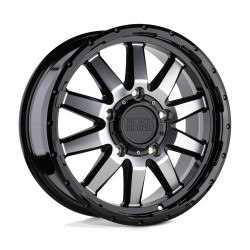 Black Rhino excursion disk 18x8 6x130 84.1 et38, gloss black