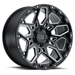 Black Rhino shrapnel disk 18x9.5 5x127 71.5 et-18, gloss black