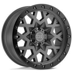 Black Rhino sprocket disk 18x9.5 6x139.7 112.1 et6, matte gunmetal