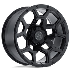 Black Rhino overland disk 18x9.5 6x139.7 112.1 et6, matte black
