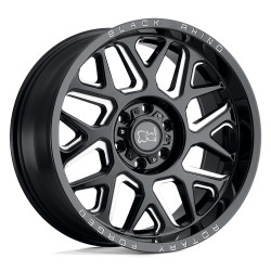 Black Rhino reaper disk 20x11.5 8x180 125.1 et-44, gloss black