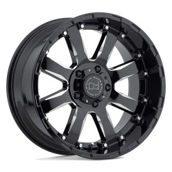 Black Rhino sierra disk 20x11.5 6x139.7 112.1 et-44, gloss black