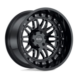 Black Rhino fury disk 20x9.5 6x139.7 112.1 et12, gloss black