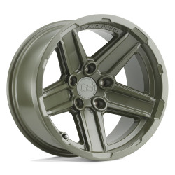 Black Rhino recon disk 20x9.5 5x127 71.5 et-32, olive green
