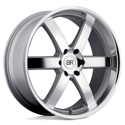 Black Rhino pondora disk 22x9.5 6x135 87.1 et30, silver