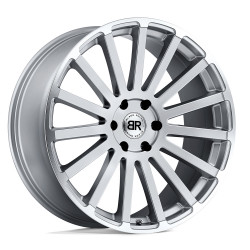 Black Rhino spear disk 22x9.5 6x139.7 112.1 et10, silver