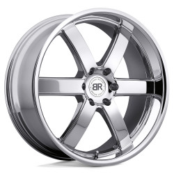 Black Rhino pondora disk 24x10 6x139.7 112.1 et25, chrome