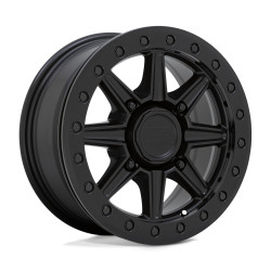 Black Rhino powersports webb utv beadlock disk 14x7 4x110 80.2 et51, matte black
