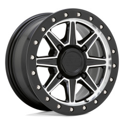 Black Rhino powersports webb utv disk 14x7 4x156 132 et36, gloss black