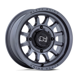 Black Rhino powersports rapid utv disk 14x7 4x137 110.1 et10, gloss gunmetal