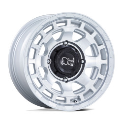 Black Rhino powersports chamber utv disk 14x7 4x156 115.1 et10, hyper silver