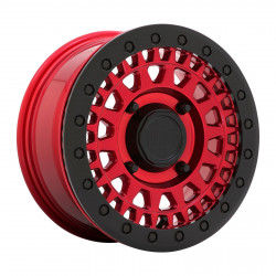 Black Rhino powersports parker utv beadlock disk 14x7 4x156 132 et36, candy red