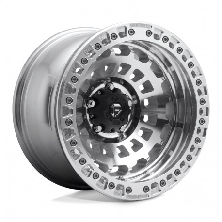 ALU disky Fuel Fuel D102 ZEPHYR BEADLOCK disk 17x9 6x139.7 106.1 ET-15, Silver | race-shop.cz