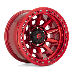 Fuel D113 COVERT BEADLOCK disk 17x9 5x150 110.1 ET-15, Candy red