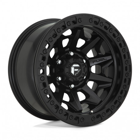 ALU disky Fuel Fuel D114 COVERT BEADLOCK disk 17x9 5x127 71.5 ET-15, Matte black | race-shop.cz