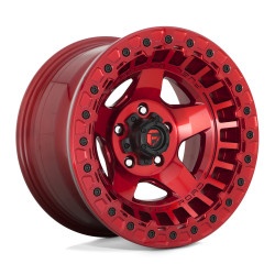 Fuel D117 WARP BEADLOCK disk 17x9 5x127 71.5 ET-15, Candy red