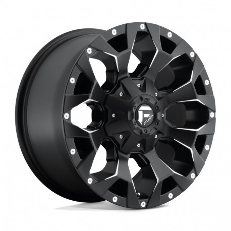 ALU disky Fuel Fuel D546 ASSAULT disk 17x8.5 6x135/6x139.7 106.1 ET25, Matte black | race-shop.cz