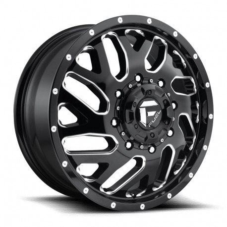 ALU disky Fuel Fuel D581 TRITON disk 22x8.25 8x165.1 121.5 ET105, Gloss black | race-shop.cz