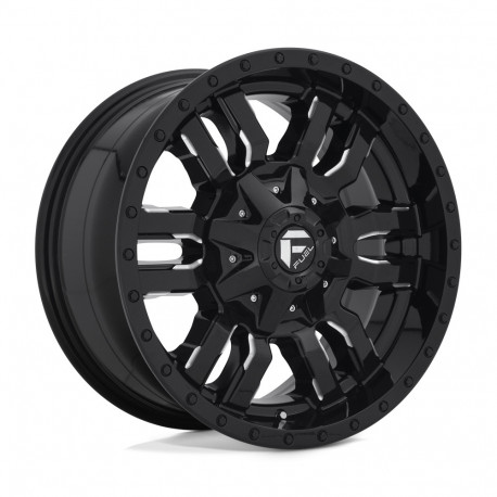 ALU disky Fuel Fuel D595 SLEDGE disk 18x9 8x165.1 125.1 ET20, Gloss black | race-shop.cz