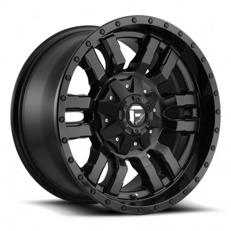 ALU disky Fuel Fuel D596 SLEDGE disk 17x9 6x135/6x139.7 106.1 ET2, Matte black | race-shop.cz