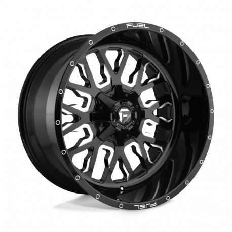 ALU disky Fuel Fuel D611 STROKE disk 22x12 8x170 125.1 ET-44, Gloss black | race-shop.cz