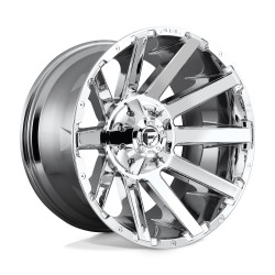Fuel D614 CONTRA disk 22x12 8x165.1 125.1 ET-44, Chrome