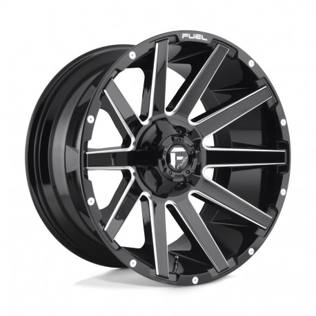 ALU disky Fuel Fuel D615 CONTRA disk 20x10 5x114.3/5x127 78.1 ET-18, Gloss black | race-shop.cz