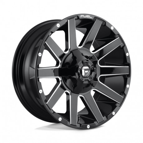 ALU disky Fuel Fuel D615 CONTRA disk 20x9 8x170 125.1 ET20, Gloss black | race-shop.cz