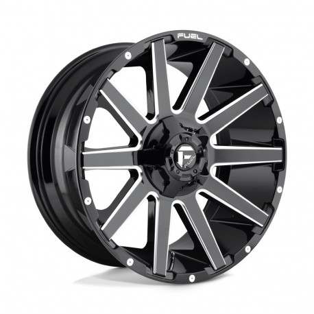 ALU disky Fuel Fuel D615 CONTRA disk 20x9 6x135/6x139.7 106.1 ET20, Gloss black | race-shop.cz