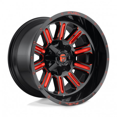 ALU disky Fuel Fuel D621 HARDLINE disk 22x12 6x135/6x139.7 106.1 ET-44, Gloss black | race-shop.cz