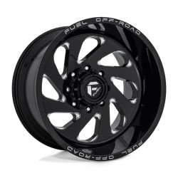 Fuel D637 VORTEX disk 20x10 6x139.7 106.1 ET-19, Gloss black