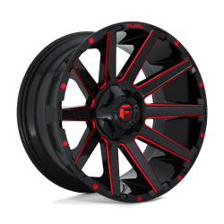 Fuel D643 CONTRA disk 22x12 5x114.3/5x127 78.1 ET-44, Gloss black