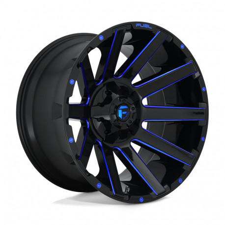 ALU disky Fuel Fuel D644 CONTRA disk 22x12 8x170 125.1 ET-44, Gloss black | race-shop.cz