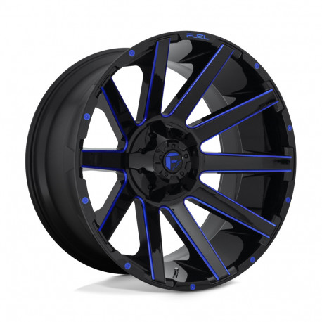 ALU disky Fuel Fuel D644 CONTRA disk 24x14 8x165.1 125.1 ET-75, Gloss black | race-shop.cz