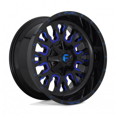 ALU disky Fuel Fuel D645 STROKE disk 22x10 8x170 125.1 ET-18, Gloss black | race-shop.cz