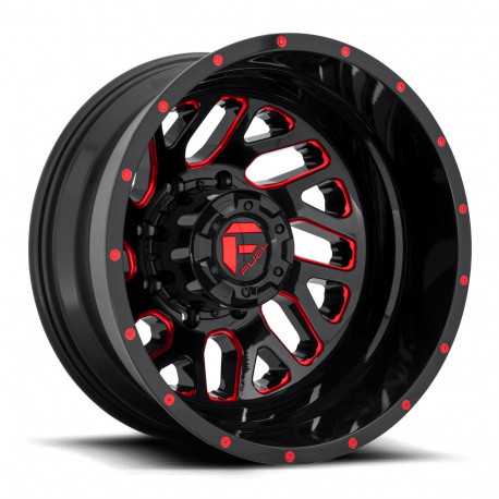 ALU disky Fuel Fuel D656 TRITON disk 20x8.25 8x210 154.3 ET-221, Gloss black | race-shop.cz