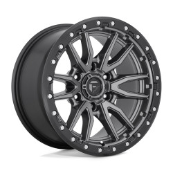 Fuel D680 REBEL disk 17x9 6x139.7 106.1 ET-12, Matte gun metal
