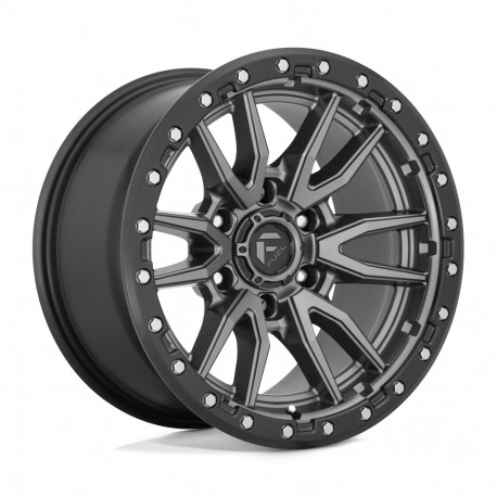 ALU disky Fuel Fuel D680 REBEL disk 22x10 6x135 87.1 ET-13, Matte gun metal | race-shop.cz