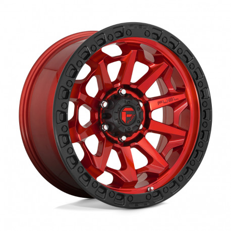 ALU disky Fuel Fuel D695 COVERT disk 18x9 5x127 71.5 ET-12, Candy red | race-shop.cz